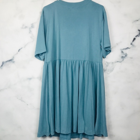UO Silence + Noise Cupro Babydoll T-Shirt Dress - Picture 3 of 7